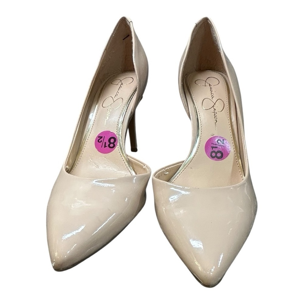 Jessica Simpson Haneh Pump Size 8.5 Elegant Nude Pumps excellent condition